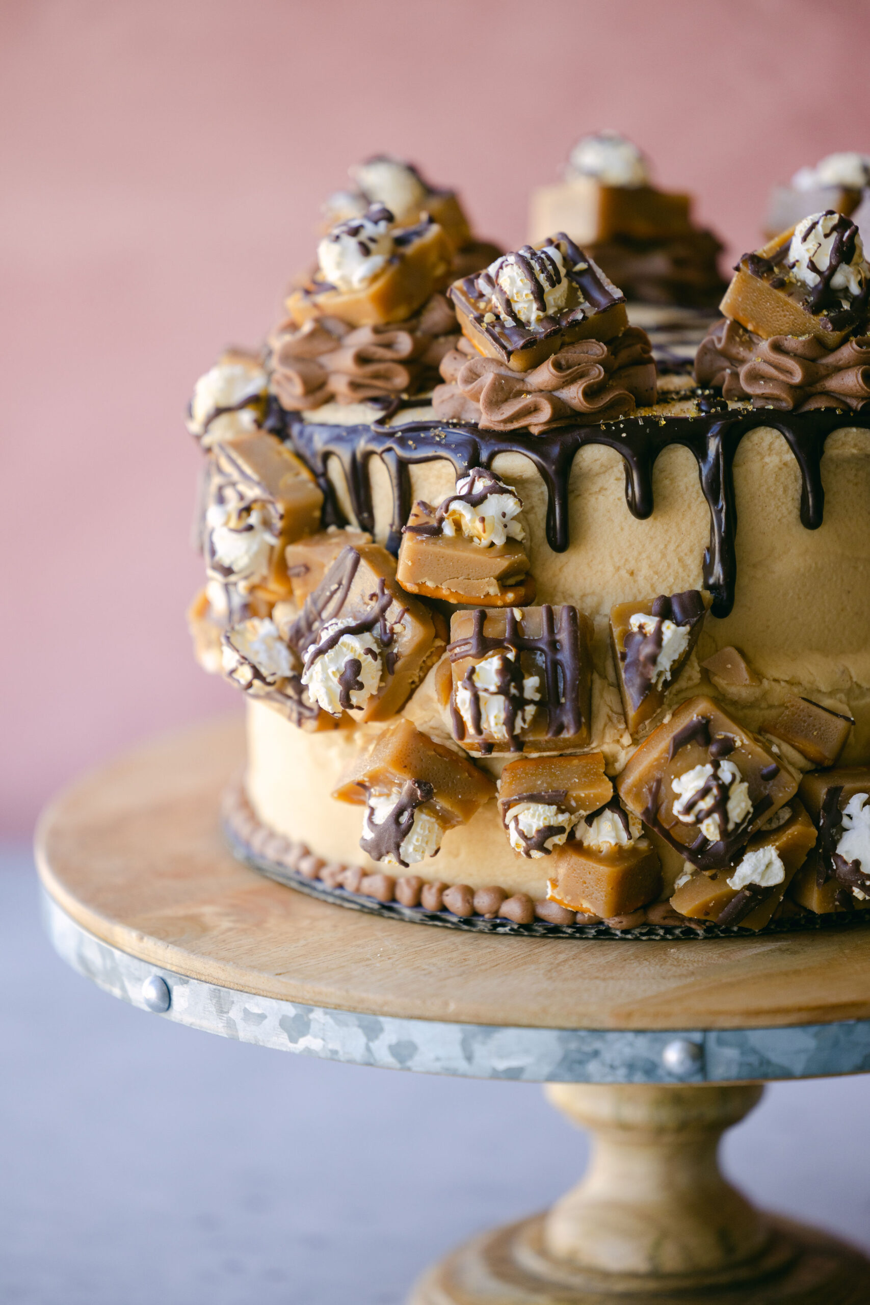 Case Study: Cache Toffee Collection Party Photoshoot | Elle Marketing and Events | Close up of Cake