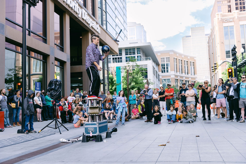 Case Study: SLC Busker Fest Event Photography & Event Marketing by Elle Marketing and Events | brent fiasco slc