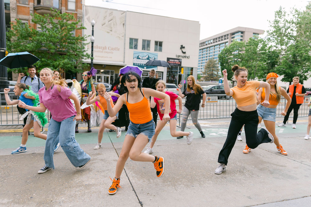 Case Study: SLC Busker Fest Event Photography & Event Marketing by Elle Marketing and Events | flash mob