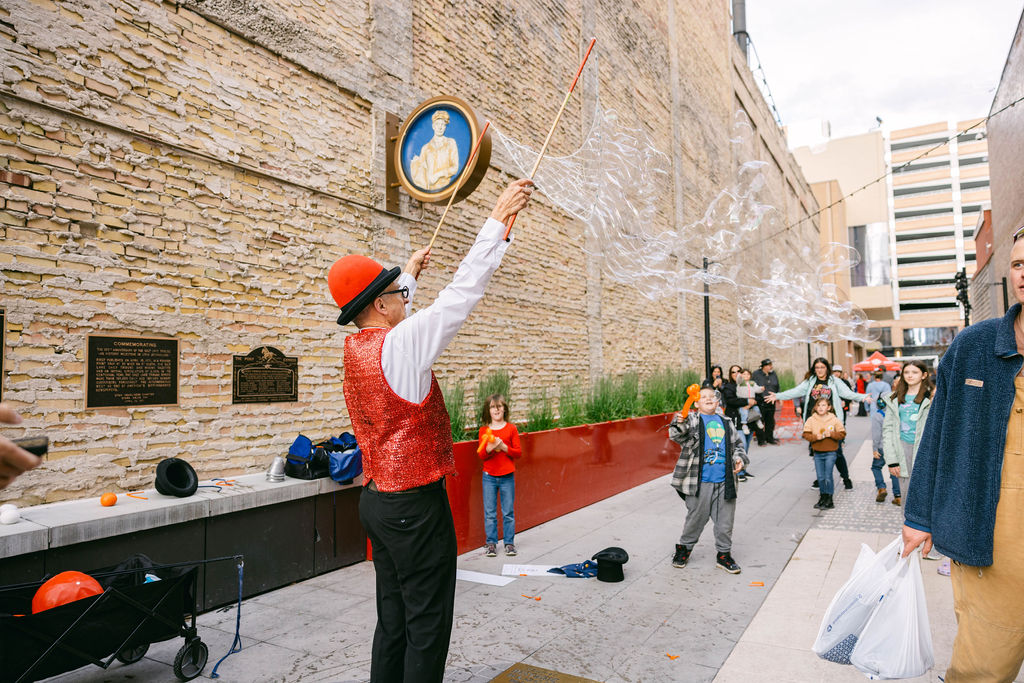 Busker-Fest-Salt-Lake-City-Utah-Event-8 Salt Lake City, UT — The Salt Lake City Arts Council, in collaboration with Of Salt and Sand, is proud to announce “Stay Salty: Lakefacing Stories,” a groundbreaking art installation set to run through February 28, 2025. “Stay Salty: Lakefacing Stories” is a free, multisensory installation that invites the community to engage in an experience that evokes both reflection and action on the unique challenges surrounding the Great Salt Lake. This installation is part of Wake the Great Salt Lake, a temporary public art project that aims to educate and inspire residents and visitors to understand and prevent the further decline of the Great Salt Lake. The project is a partnership of the Salt Lake City Arts Council, the Salt Lake City Mayor’s Office, and Bloomberg Philanthropies’ Public Art Challenge, with support from the John and Marcia Price Family Foundation.