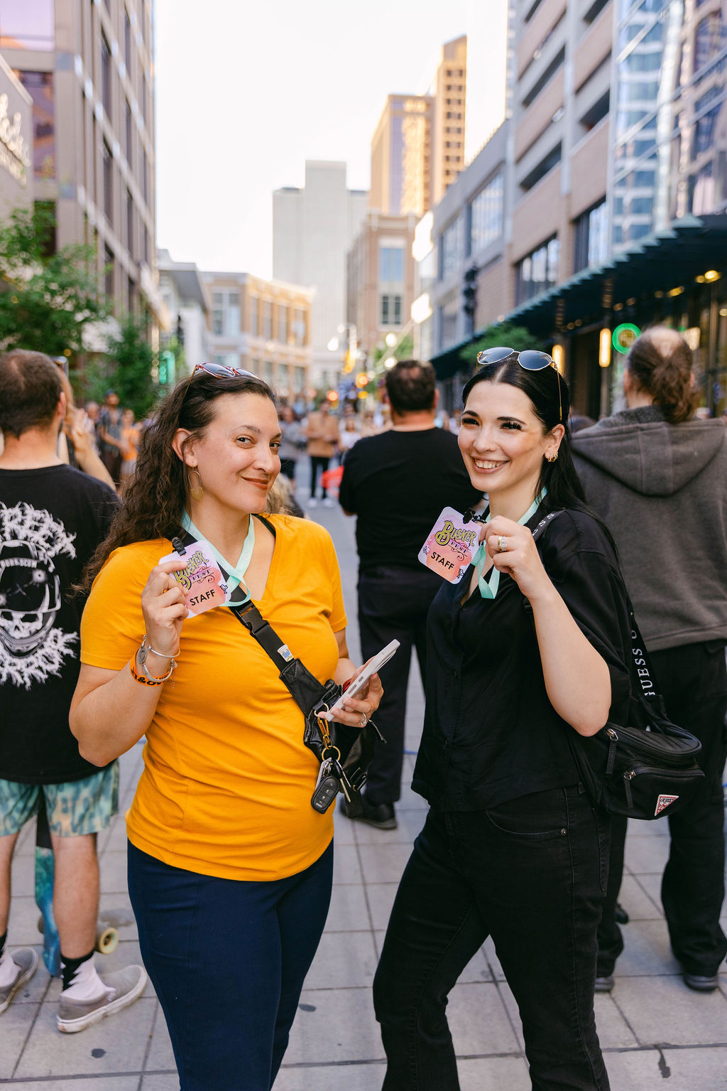 Elle Marketing and Events team working an event 