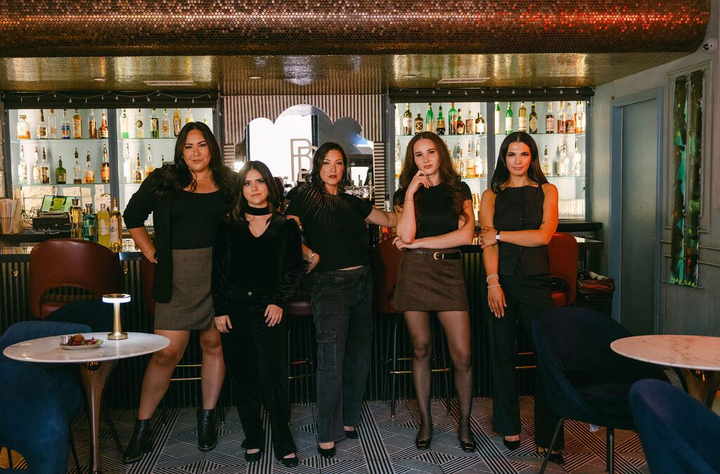 Elle Marketing & Events team group photoshoot