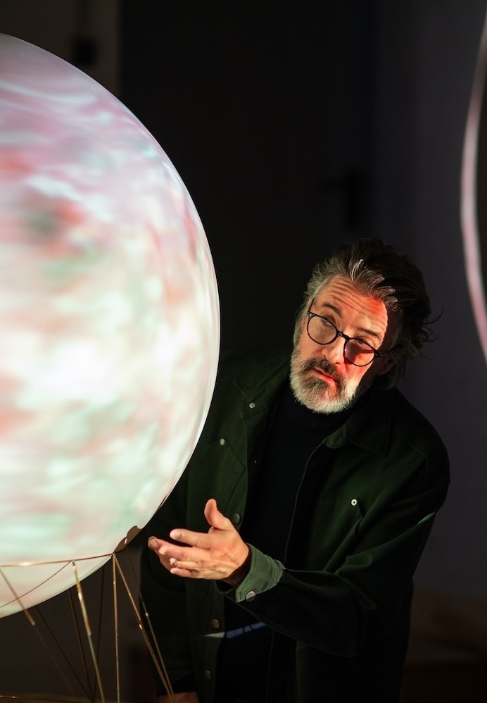 At Studio Olafur Eliasson testing a Symphony of disappearing sounds for the great salt lake 2026