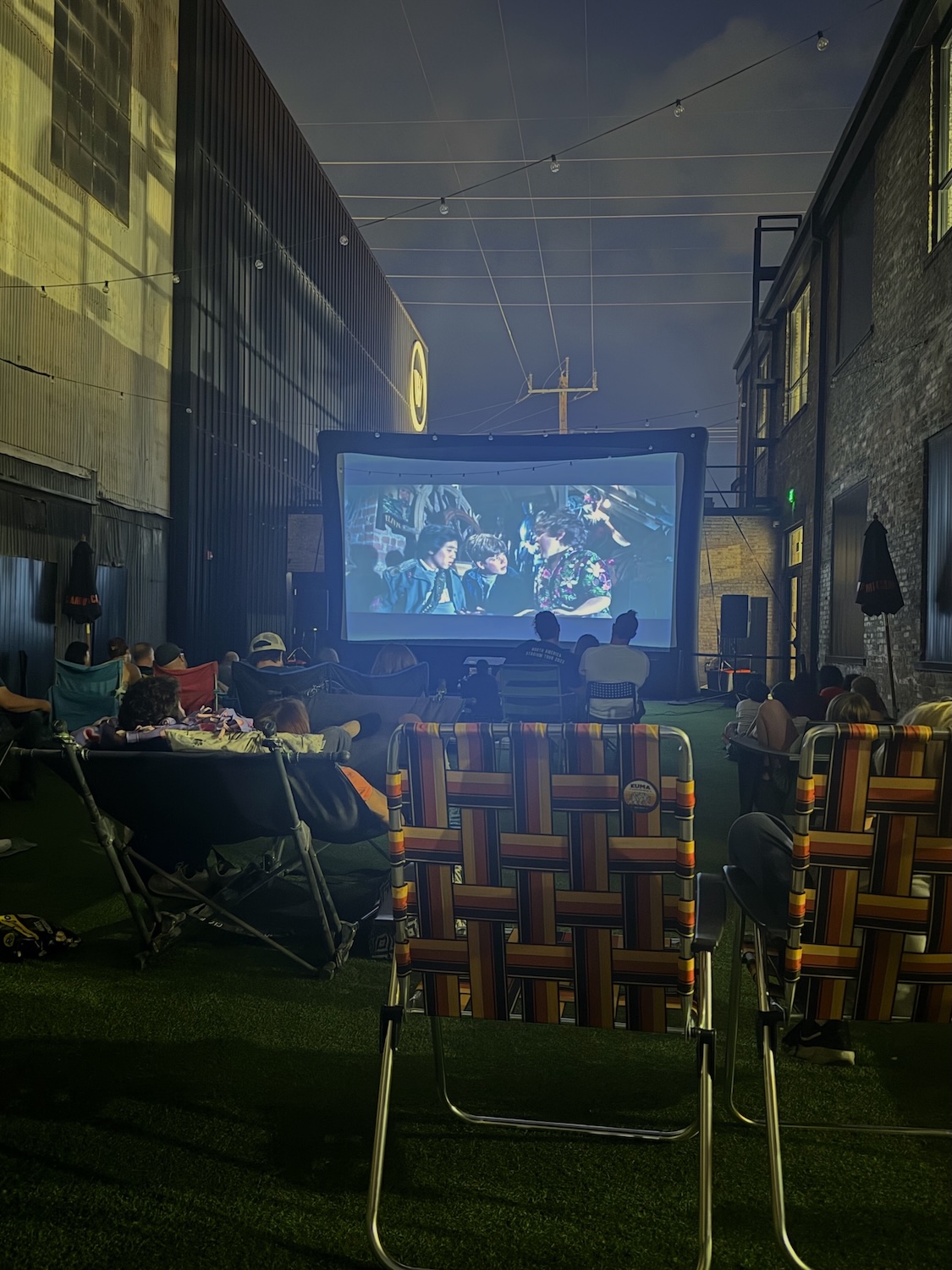 Woodbine Summer Film Series Goonies Outdoor Movies
