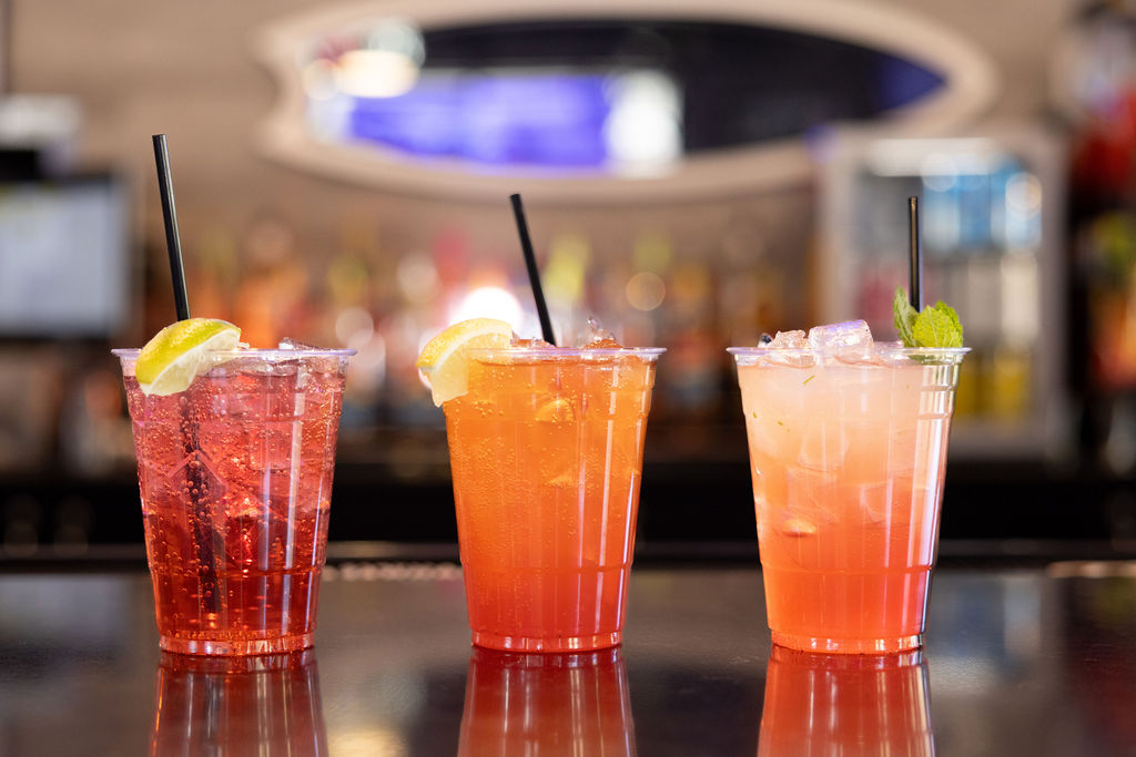 Signature drinks photographed during an Elle Marketing and Events client photoshoot for Bout Time Neighborhood Grill.