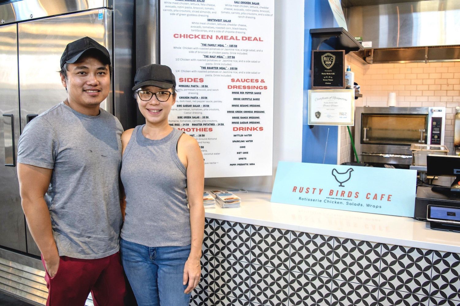 Woodbine Food Hall, New Vendor, Rusty Birds, Owners 