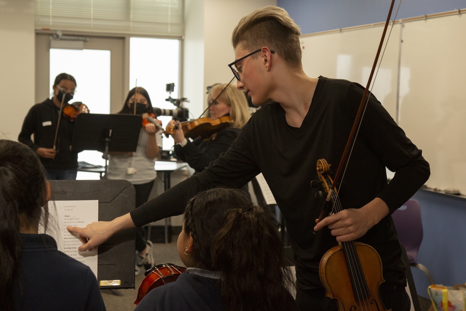 Zeke Sokoloff Teaching Violinist, Peterson School of Music 
