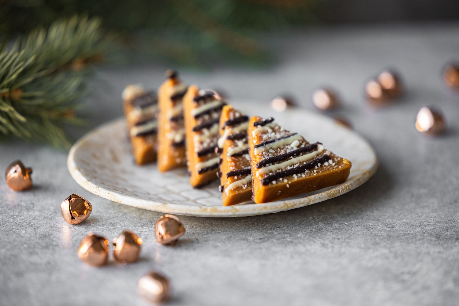 Cache Toffee holiday product photography created as seasonal marketing content for a Q4 campaign.
